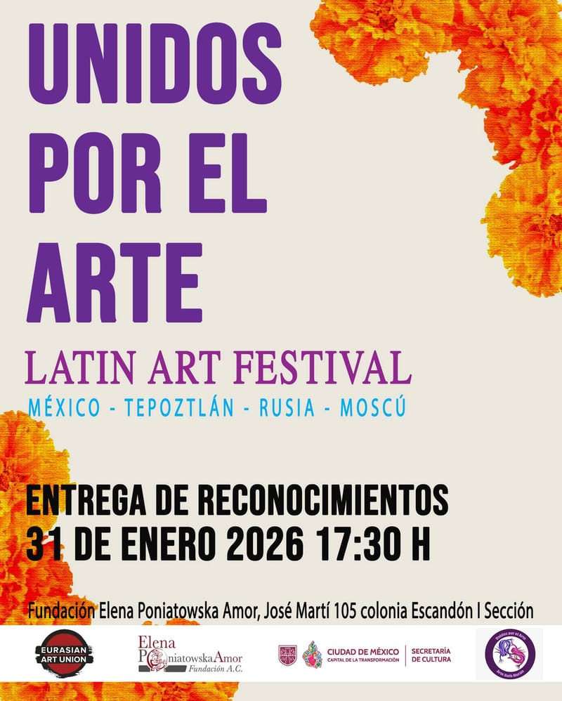 Entrega de reconocimientos Unidos por el arte del Latin Art Festival