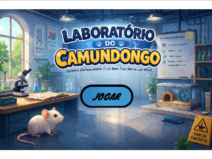 Jogo criado no intuito de conscientizar crianças sobre o papel do pesquisador.