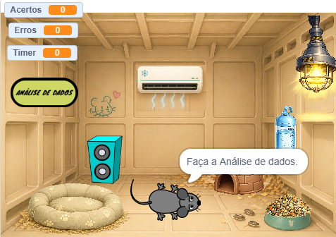 Jogo criado no intuito de conscientizar crianças sobre o papel do pesquisador.