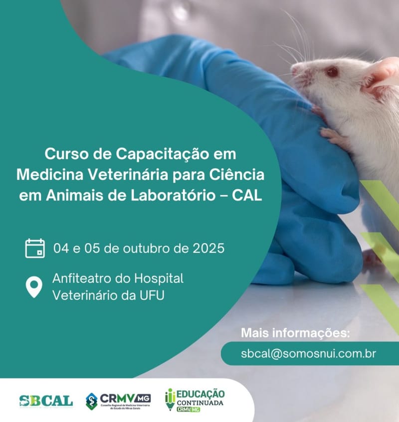 Curso de Capacitação em Medicina Veterinária para Ciência em Animais de Laboratório - CAL