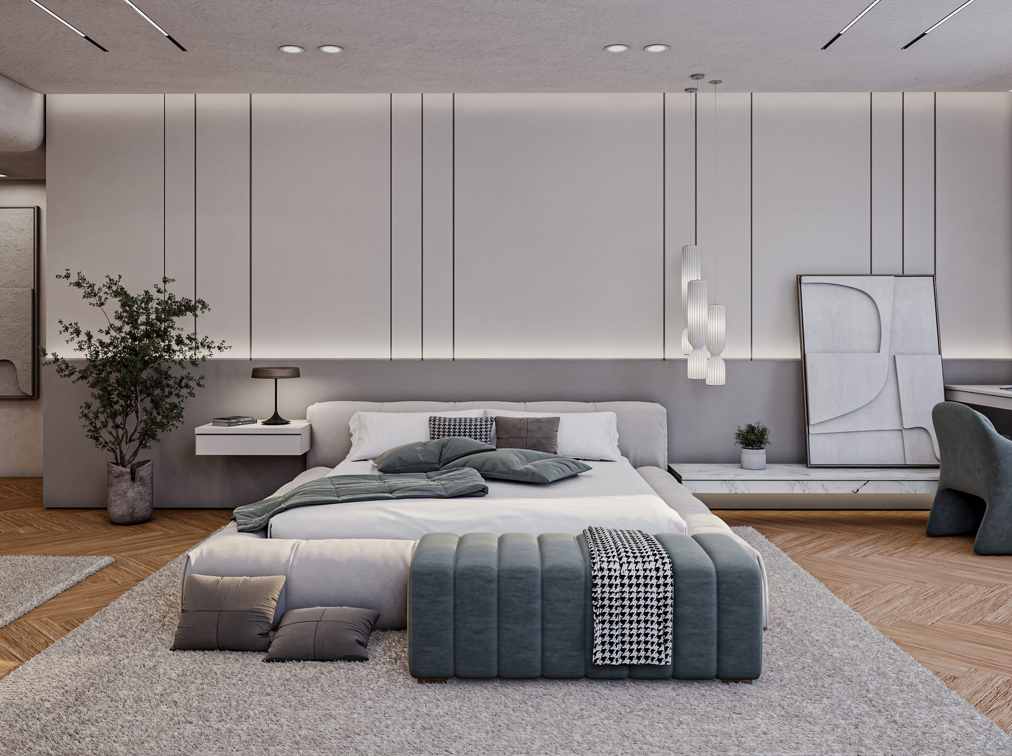 High Luxury 5 BHK Apartment Interior Design