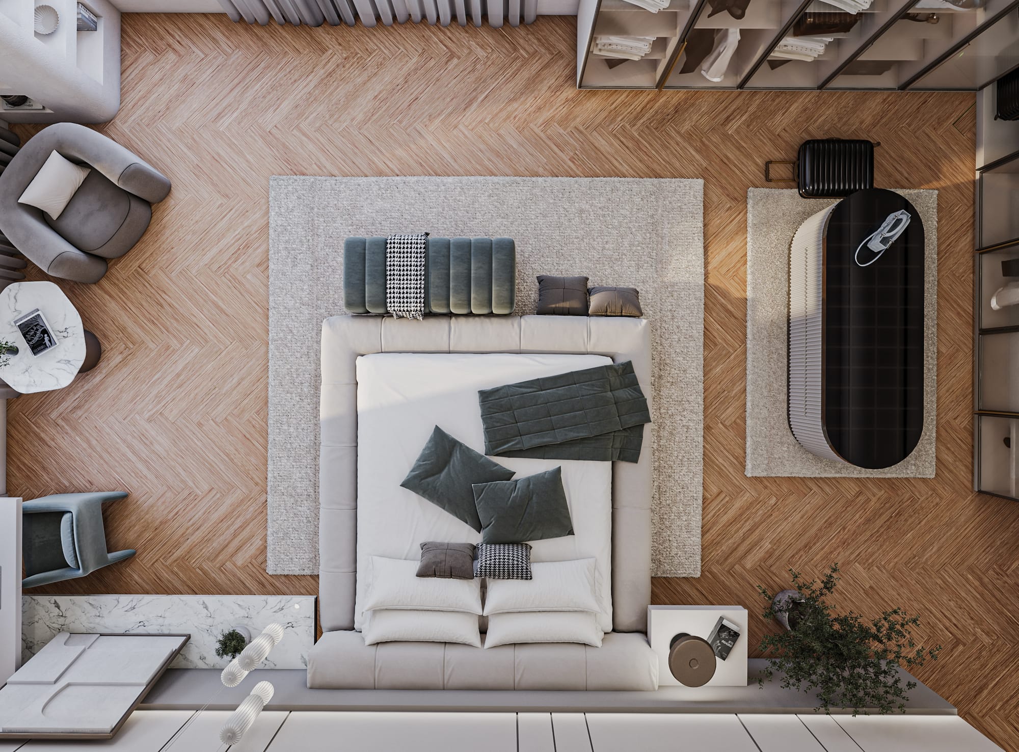 High Luxury 5 BHK Apartment Interior Design