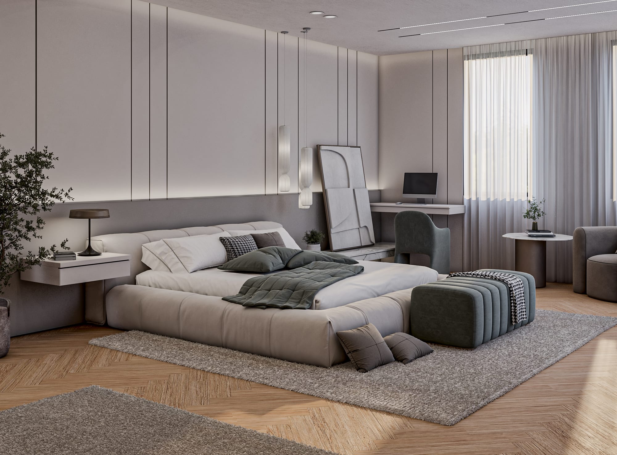 High Luxury 5 BHK Apartment Interior Design