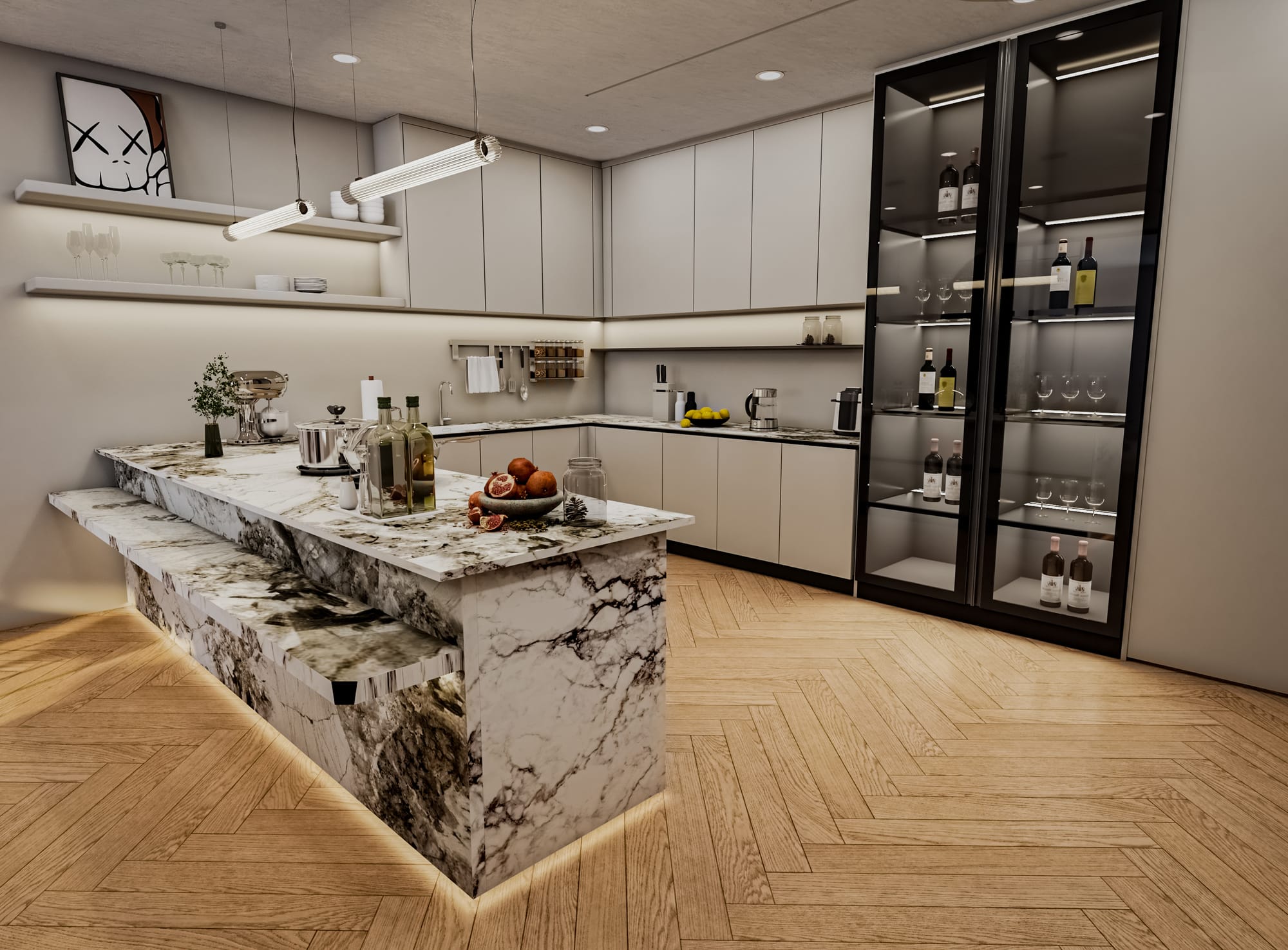 High Luxury 5 BHK Apartment Interior Design