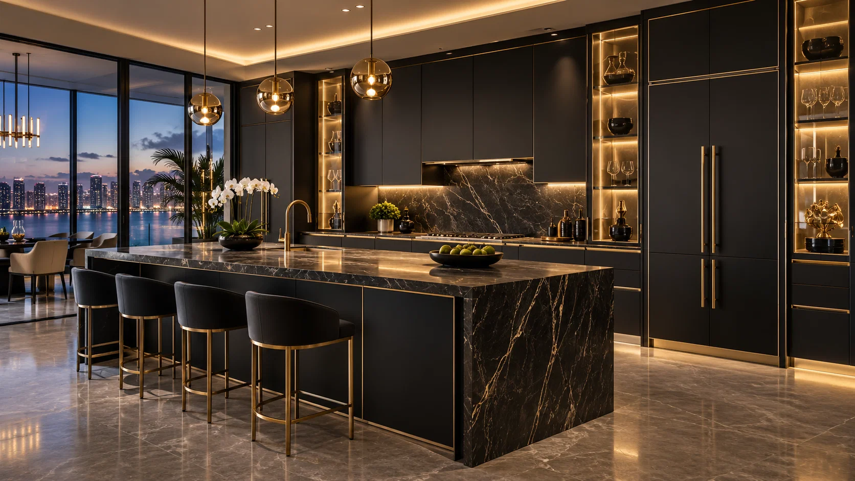 A COORDINATED CABINET LAYOUT