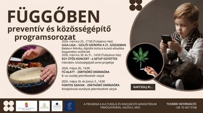 Függőben – preventív és közösségépítő programsorozat megvalósítása