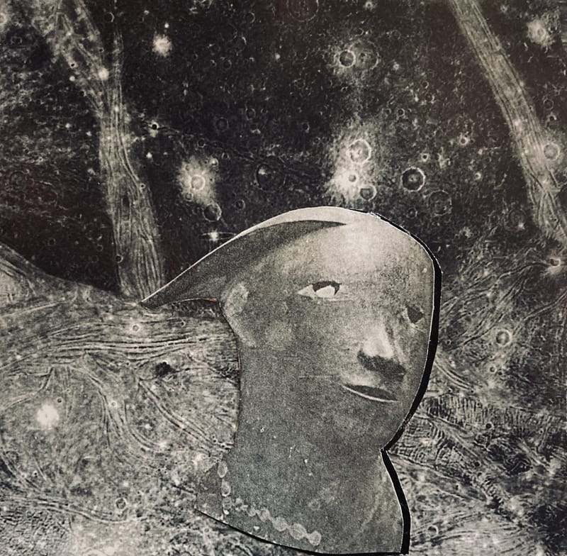 LEFT: Antony (Diptych Left 2025) 13 cm x 18 cm ~ CENTRE: Cleopatra (Diptych Right 2025) 13 cm x 18 cm ~ RIGHT: Orpheus (2025) 13 cm x 13 cm