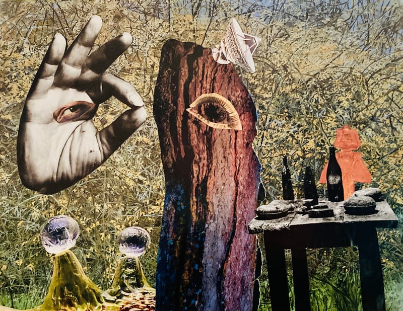 LEFT: Take Me to your Leader (2025) 20 cm x 25 cm ~ CENTRE: Untitled (2025) 35 cm x 28 cm ~ RIGHT: Architecture and Morality (2025) 12 cm x 14 cm