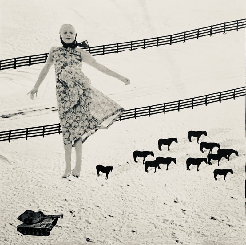 LEFT: Some Day we Will Be Free (2026) 20 cm x 20 cm ~ CENTRE: Totem (2026) 10 cm x 15 cm ~ RIGHT: On The Beach (2026) 25 cm x 20 cm