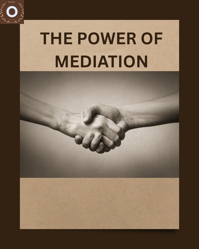 MEDIATION GIVES YOU FREEDOM TO DECIDE