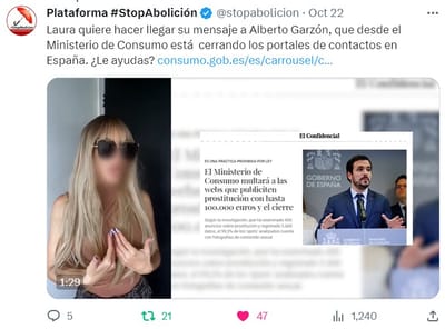 El gobierno bloquea los principales portales del trabajo sexual en España
