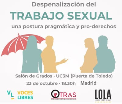 Presentación de la propuesta despenalizadora de OTRAS en la Universidad Carlos III. 23 octubre de 2024