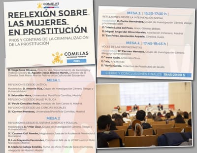 Crónica de la jornada sobre prostitución en la Universidad Comillas - Madrid 23 Enero