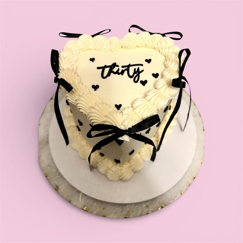 Custom Heart Cake