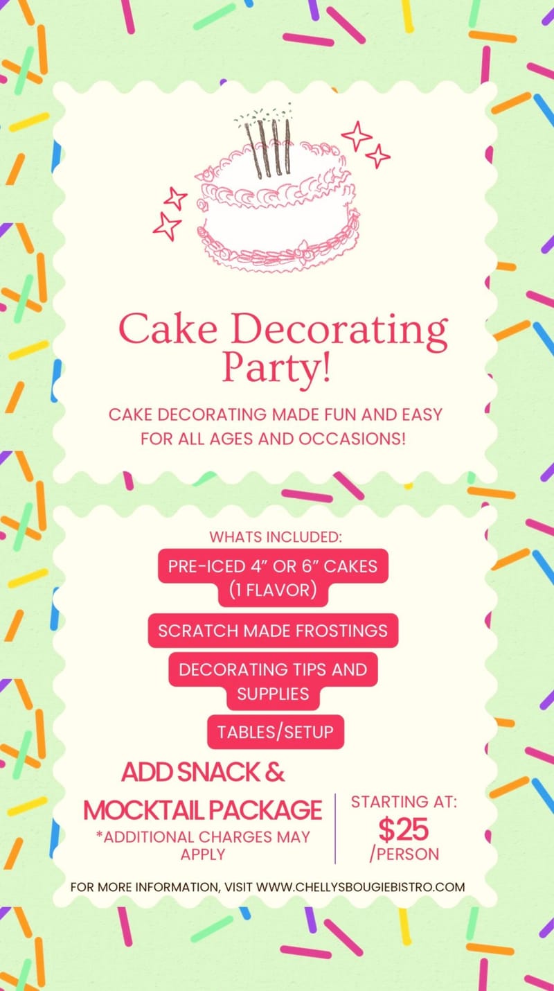 Cake Decorating Party