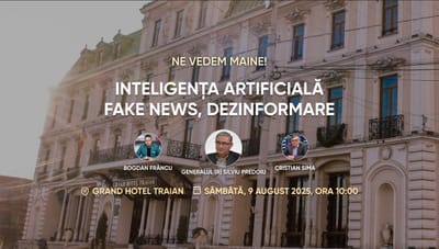 Școala de Vară - Inteligență Artificială, Fake News, Dezinformare