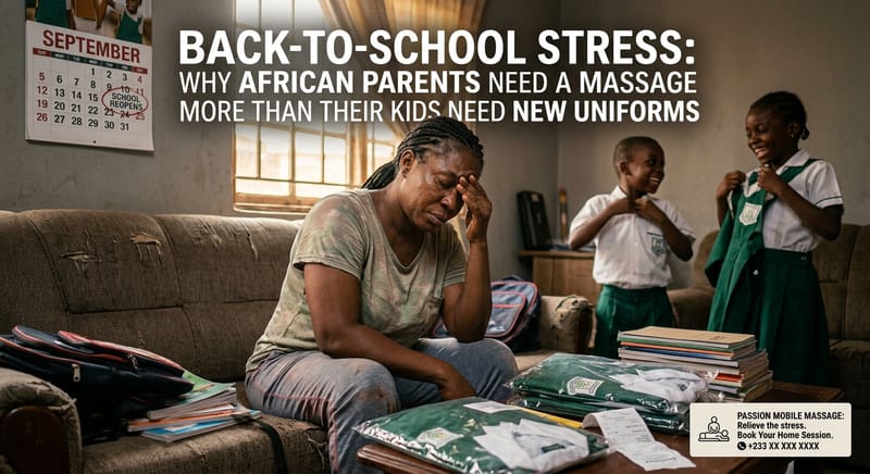 Back-to-School Stress: Why Parents Need a Massage More Than Their Kids Need New Uniforms
