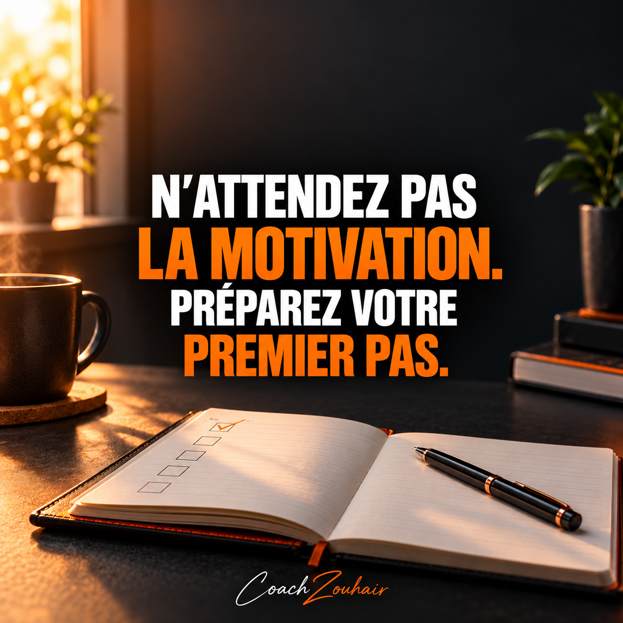 N’attendez pas la motivation : préparez votre premier pas