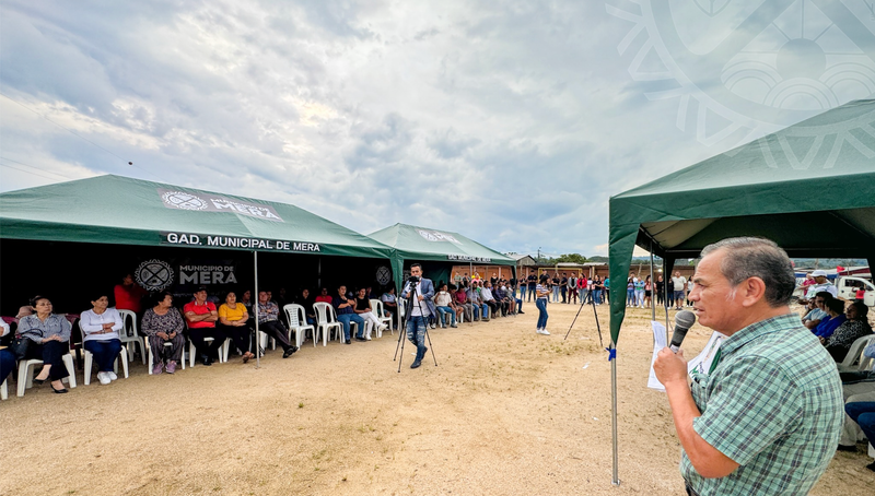 Municipio de Mera coloca la primera piedra del proyecto “asfalto e infraestructura hidrosanitaria del sector Waos y Jorge Icaza de la parroquia Shell”