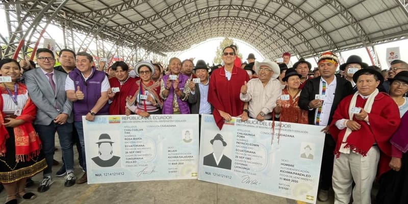 Gobierno Nacional incorpora en la cédula de identidad un nuevo campo de autoidentificación de Nacionalidades y Pueblos