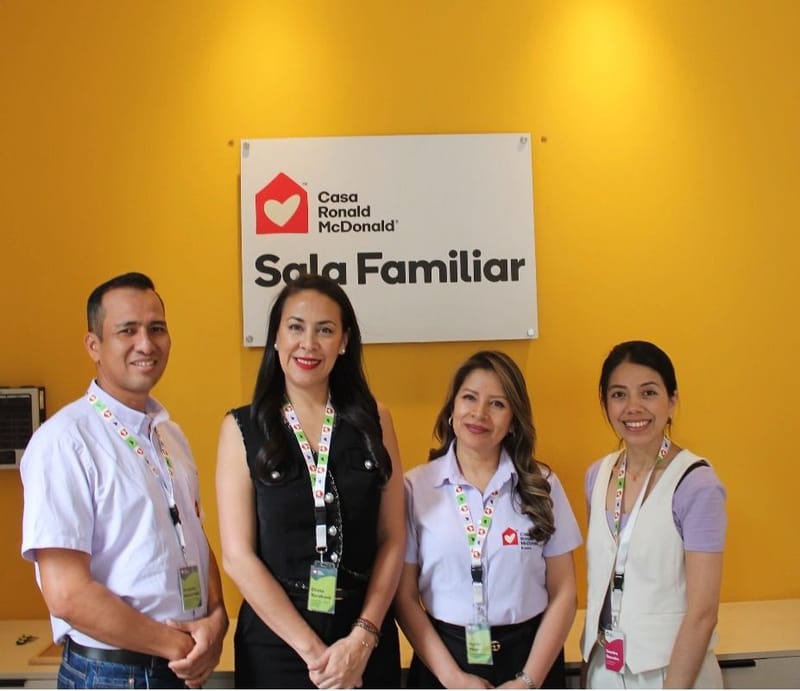 Sala Familiar Casa Ronald McDonald Quito cumple un año apoyando a familias de todo el Ecuador durante la hospitalización infantil