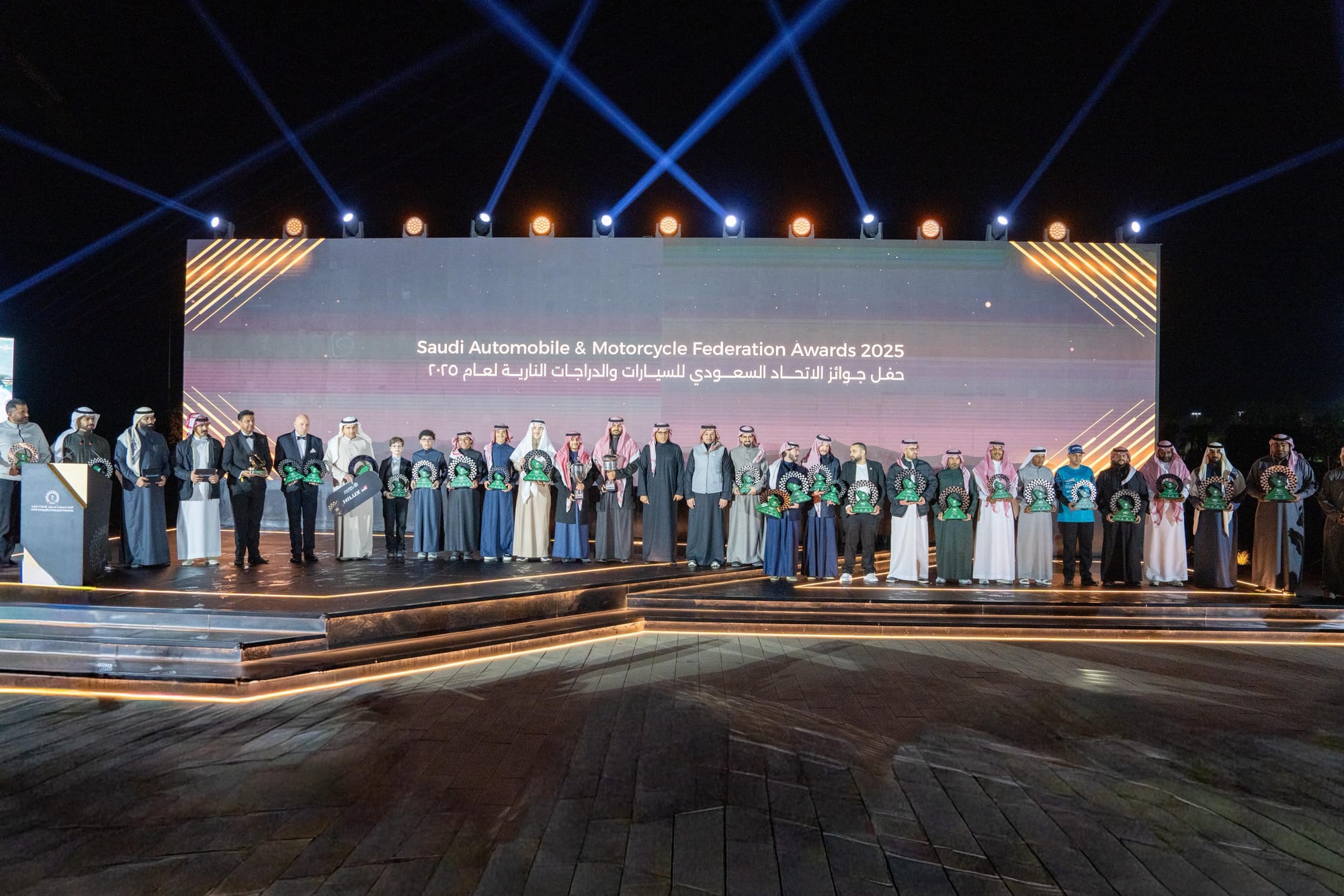 حفل جوائز الاتحاد السعودي للسيارات والدراجات النارية يشهد تكريم أبطال موسم 2025
