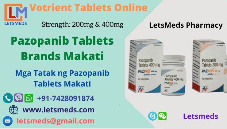 Purchase Pazopanib 200mg Tablets Lowest Price Wholesale Davao City Philippines