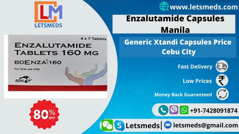 Bdenza Enzalutamide 80mg Capsules Online Cost Makati Philippines