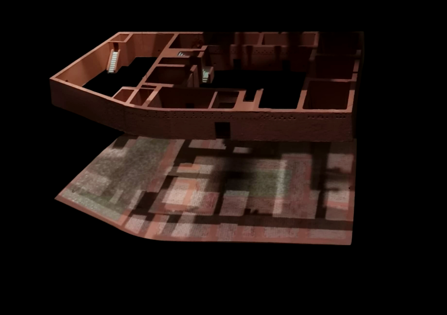 Old Palace 3D printed and hand crafted model 