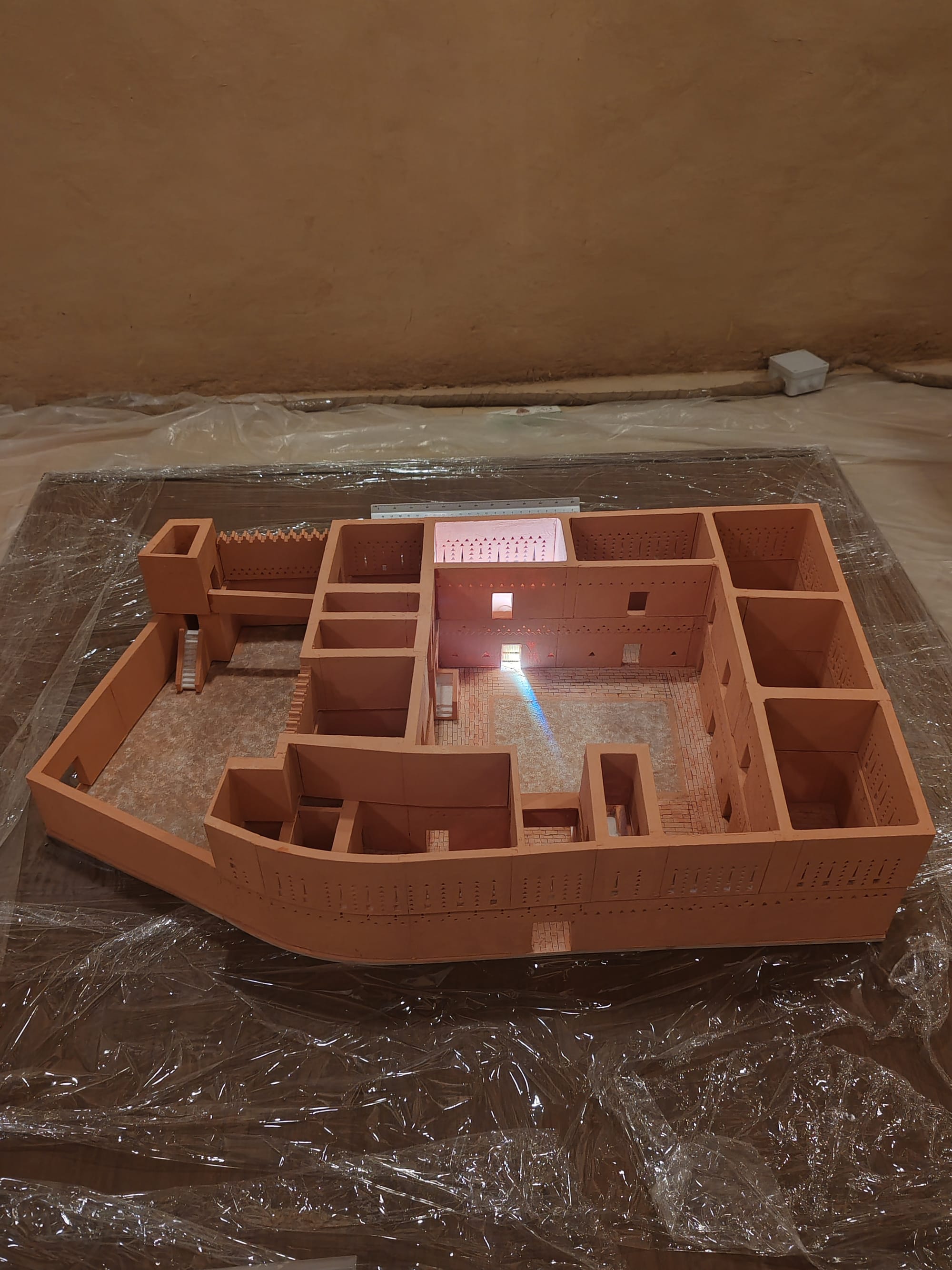 Old Palace 3D printed and hand crafted model 