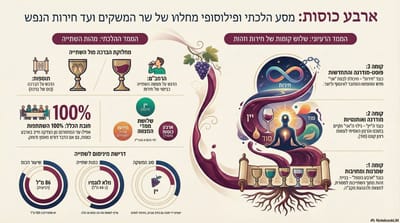 ארבע כוסות- שמרנות מודרנה ופוסטמודרנה- דרשת שבת הגדול התשפ"ו