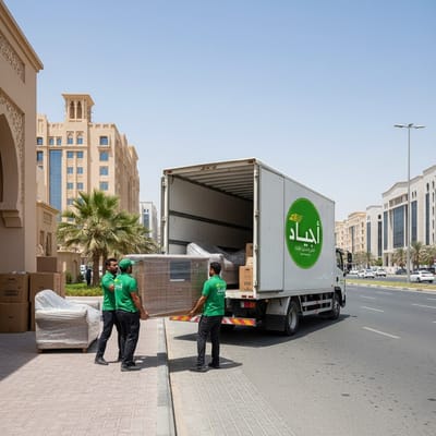 نقل عفش و اثاث بالرياض -شركة اجياد