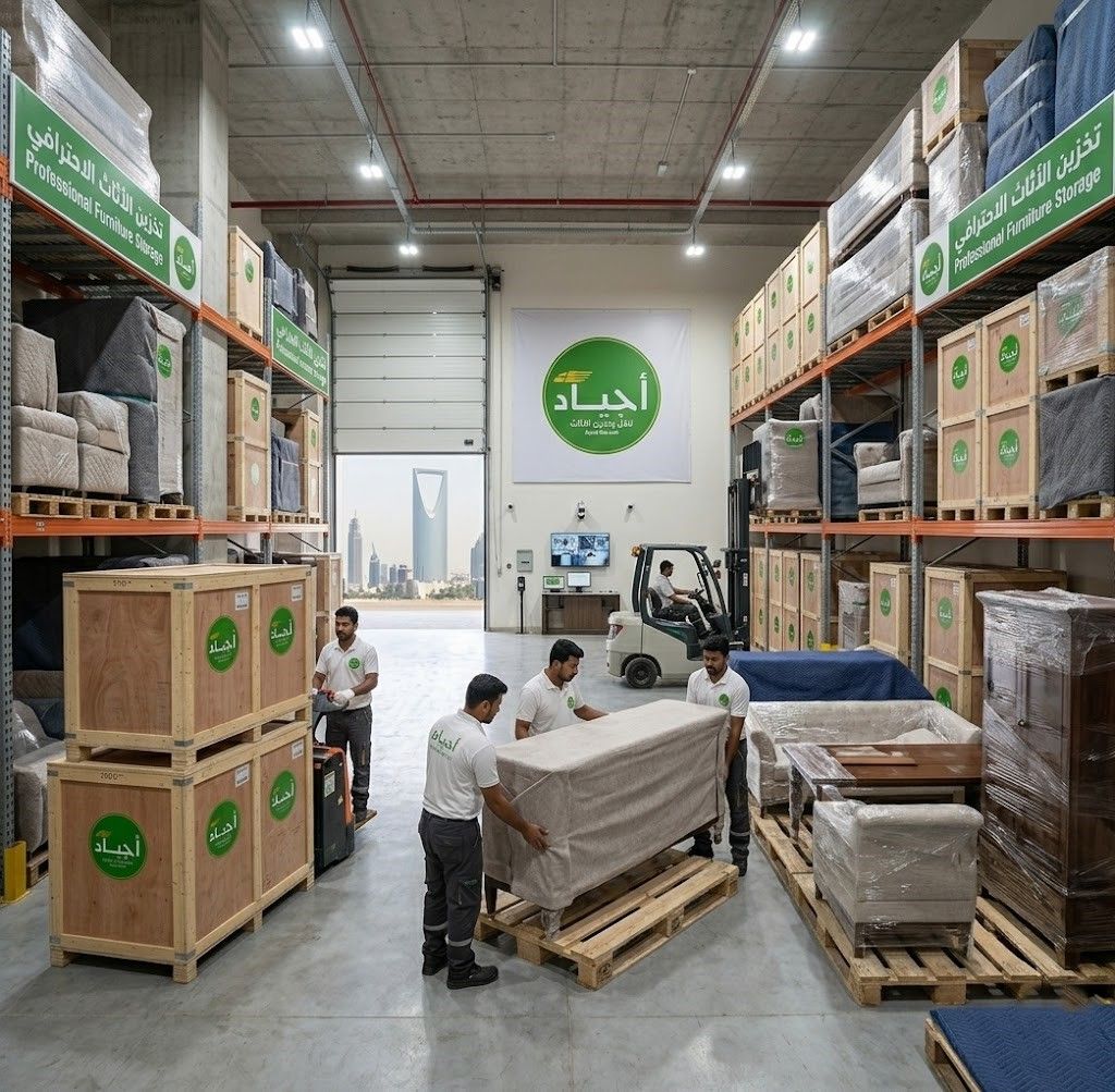 خدمة تخزين اثاث بالرياض