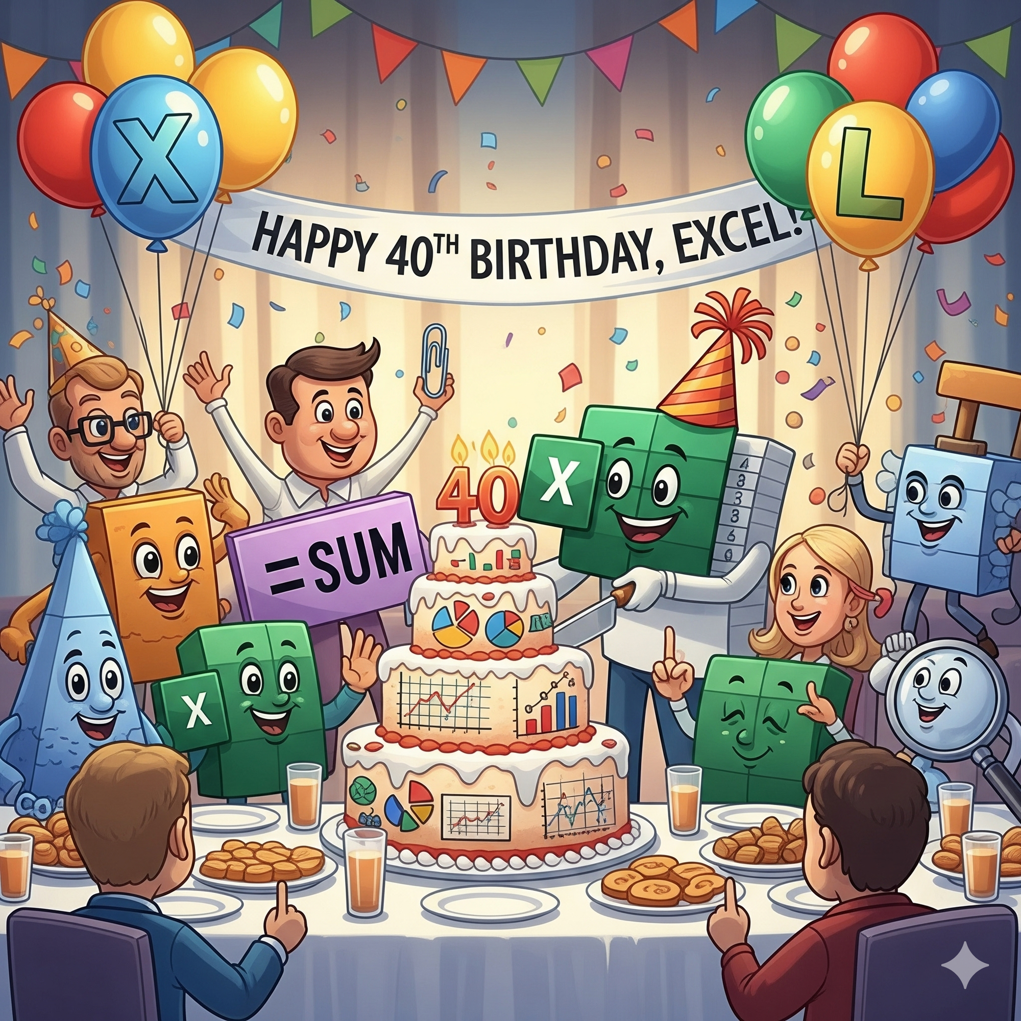 אקסל בת 40!