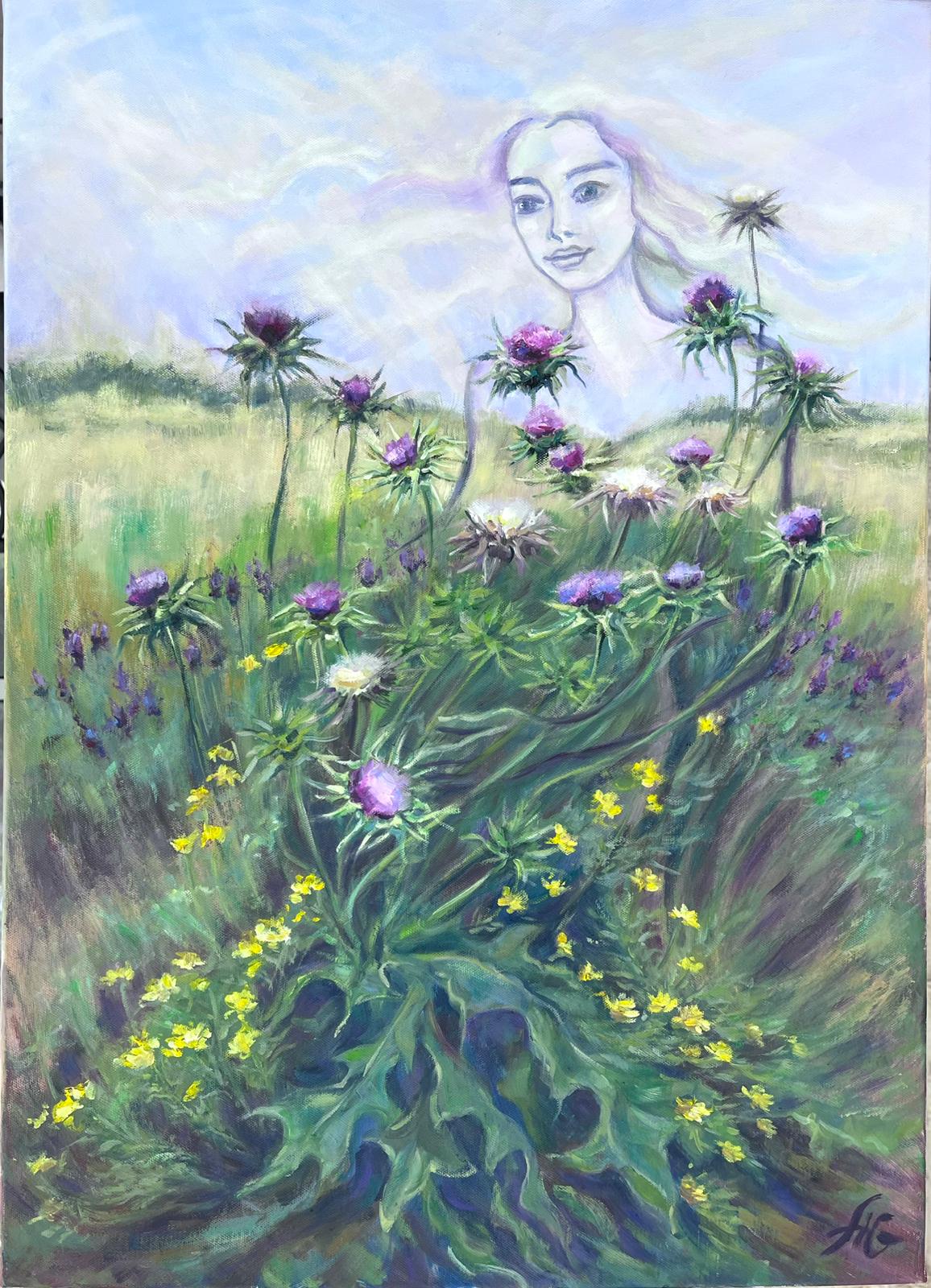 אלה גורליק, שמן על קנבס, 50:70 ס"מ, 2500₪