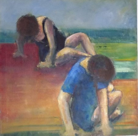 דינה טולדנו, שמן על בד, 75 על 75 ס"מ. 2800 ש"ח