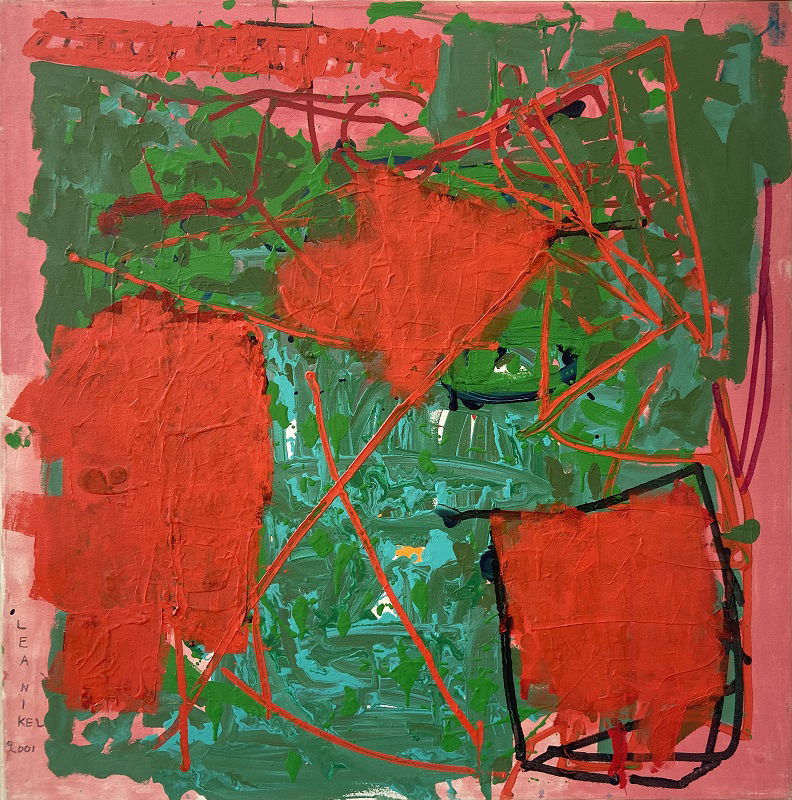 Lea Nikel, Untitled, 2001, Acrylic on canvas, 100x100 cm