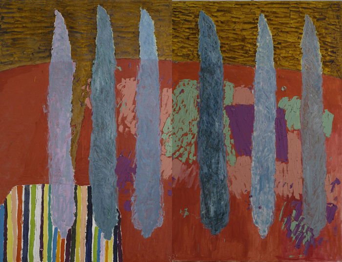 Yadid Rubin, 2008,oil on canvas. 160X240, 1988-89