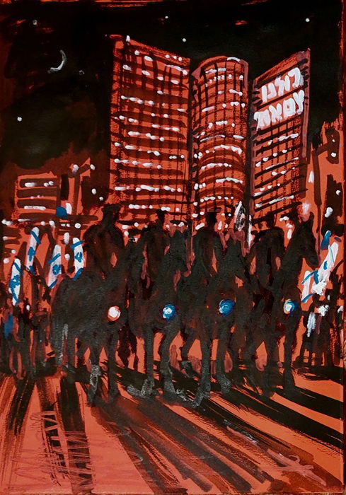 Kaplan, 2024-2025, mix media on paper (3)