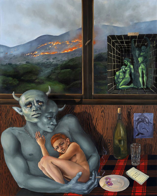 איזבלה וולובניק, הלסקייפ, Hellscape, תערוכה, מיה פרנקל טנא , גלריה רוזנפלד , גלריה תל אביב ביב