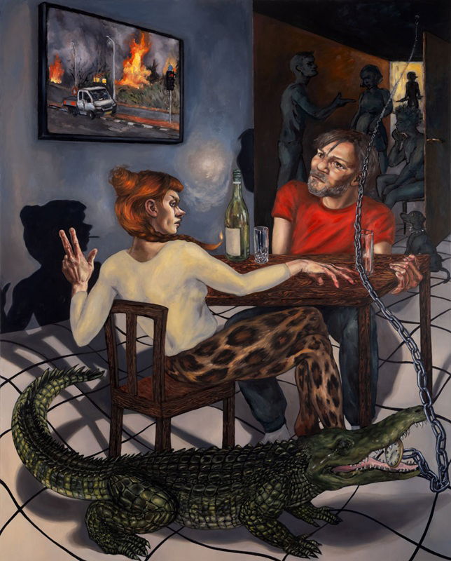 איזבלה וולובניק, הלסקייפ, Hellscape, תערוכה, מיה פרנקל טנא , גלריה רוזנפלד , גלריה תל אביב ביב