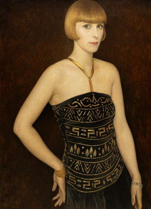 אימרה גוט, דיוקן אשה, 1928 שמן על בד, 76x102 אוסף פרטי צילום: דניאל חנוך