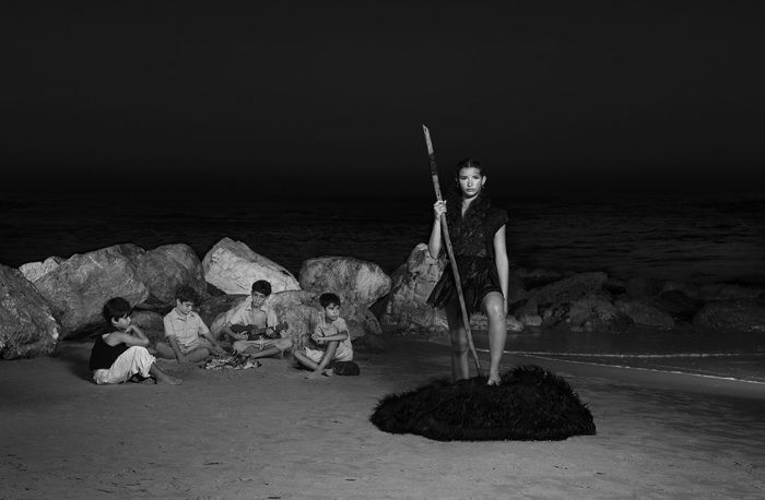 Tal Shochat, In between, 2025, UV print on acrylic glass, 100x150 cm