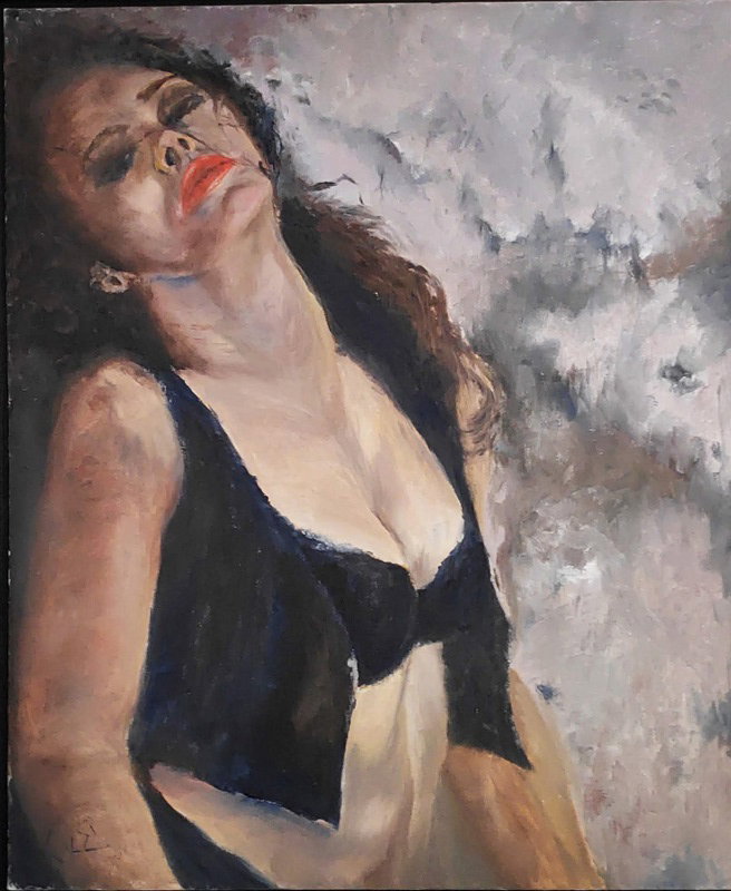 יגאל רוט, שמן על בד, 60 על 50 ס"מ. מחיר: 3,200 ש"ח