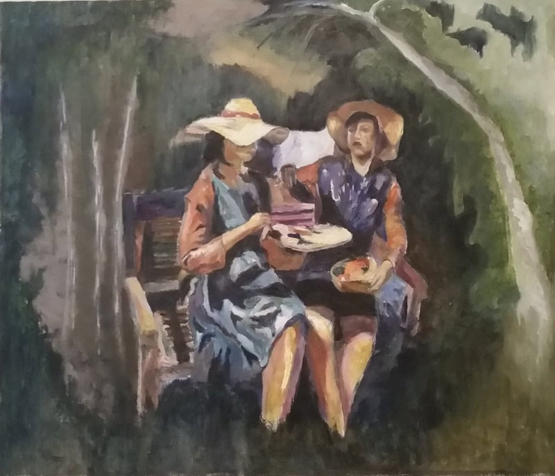 יגאל רוט, שמן על בד, 60 על 70 ס"מ. מחיר: 2,500 ש"ח