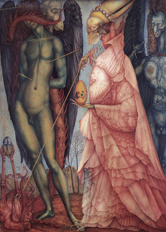 ארנסט פוקס, קרב האלים המותמרים, © Bildrecht GmbH, Vienna 1951–1952