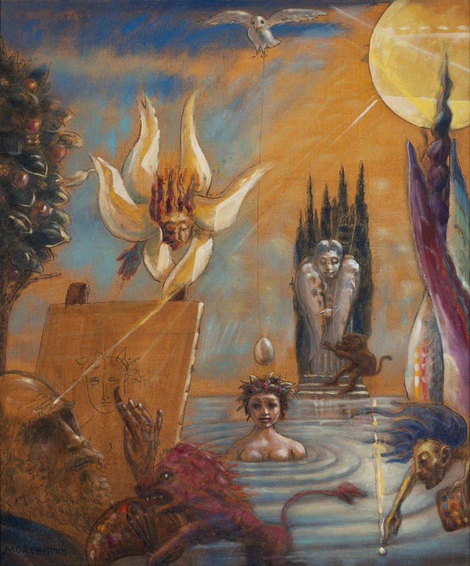 מרדכי מורה, ההשראה של האמן, 1993 צילום: אלעד שריג