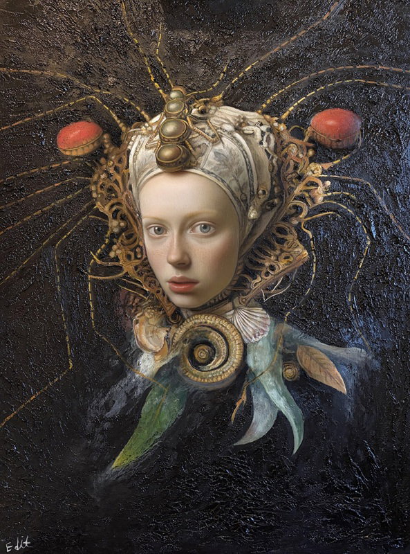 Edit Ben Gida, The Silent Bloom, 2026, 90 x 70 cm. Photo by the artist