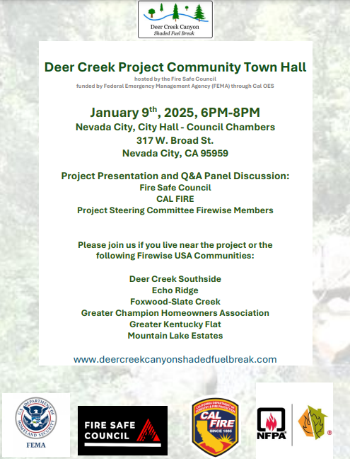 Deer Creek Project Community Town Hall January 9th 2025