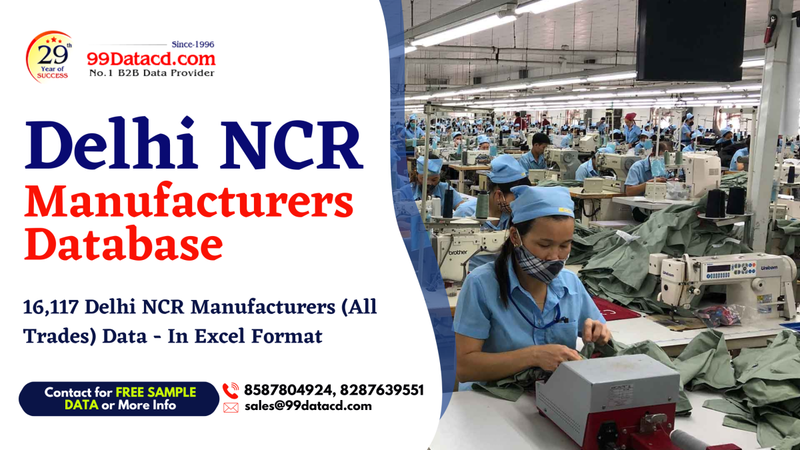 Excel Delhi NCR Manufacturers Database—Game-Changing for Marketers